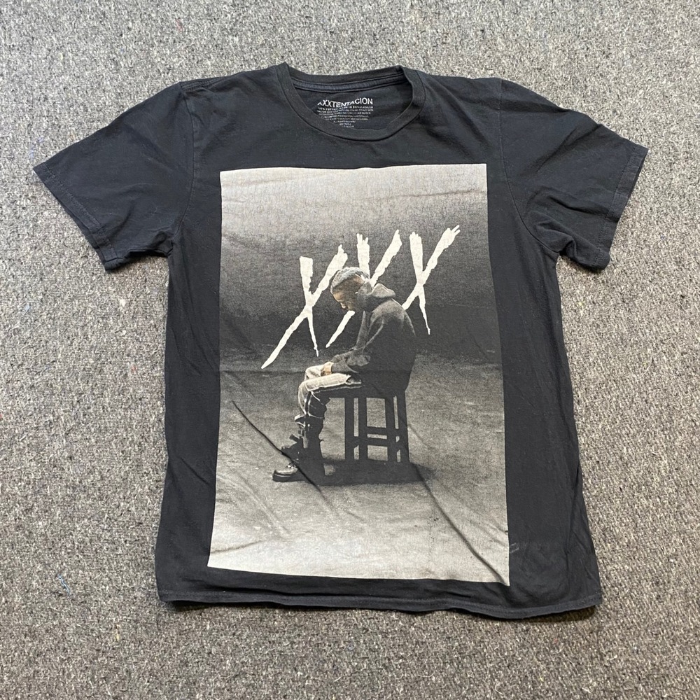 XXXTentacion TShirt Sz S Mens Black Grunge Bad Vibes Forever Graphic Tee